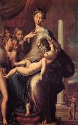 Girolamo Parmigianino Madonna and its long neck oil painting on canvas
